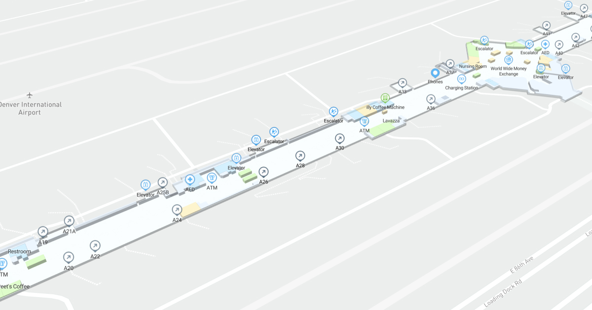 Terminal A 3D Map