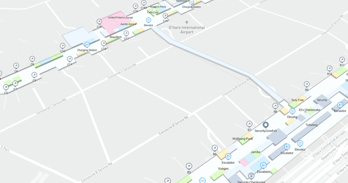Terminal 1 3D Map