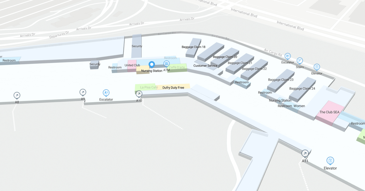 Concourse A 3D Map
