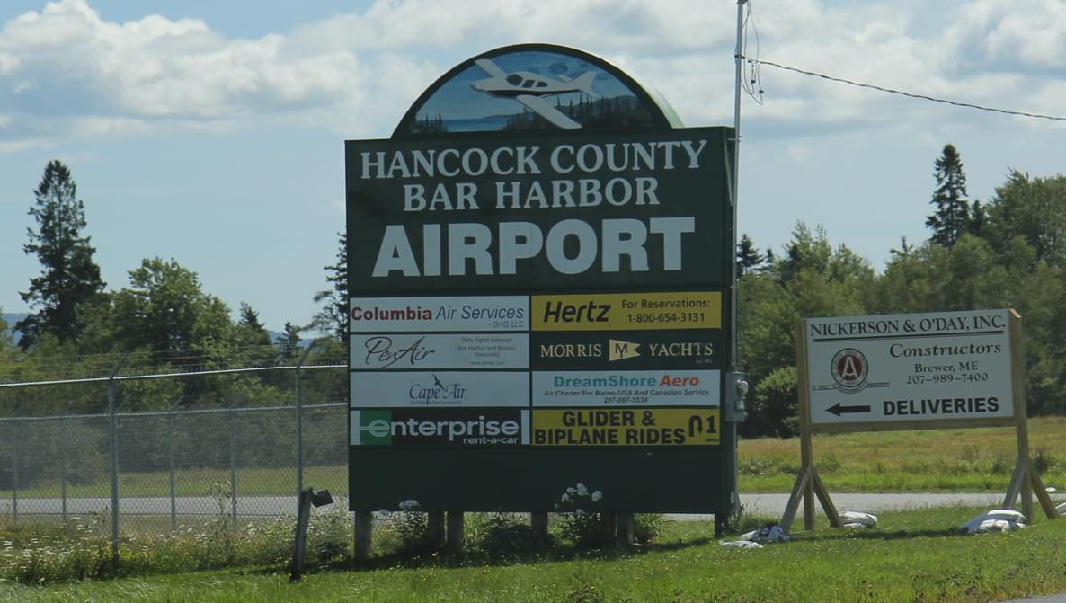 Hancock County-Bar Harbor Airport (BHB) Map