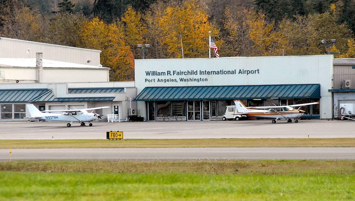 William R. Fairchild International Airport (CLM) Map