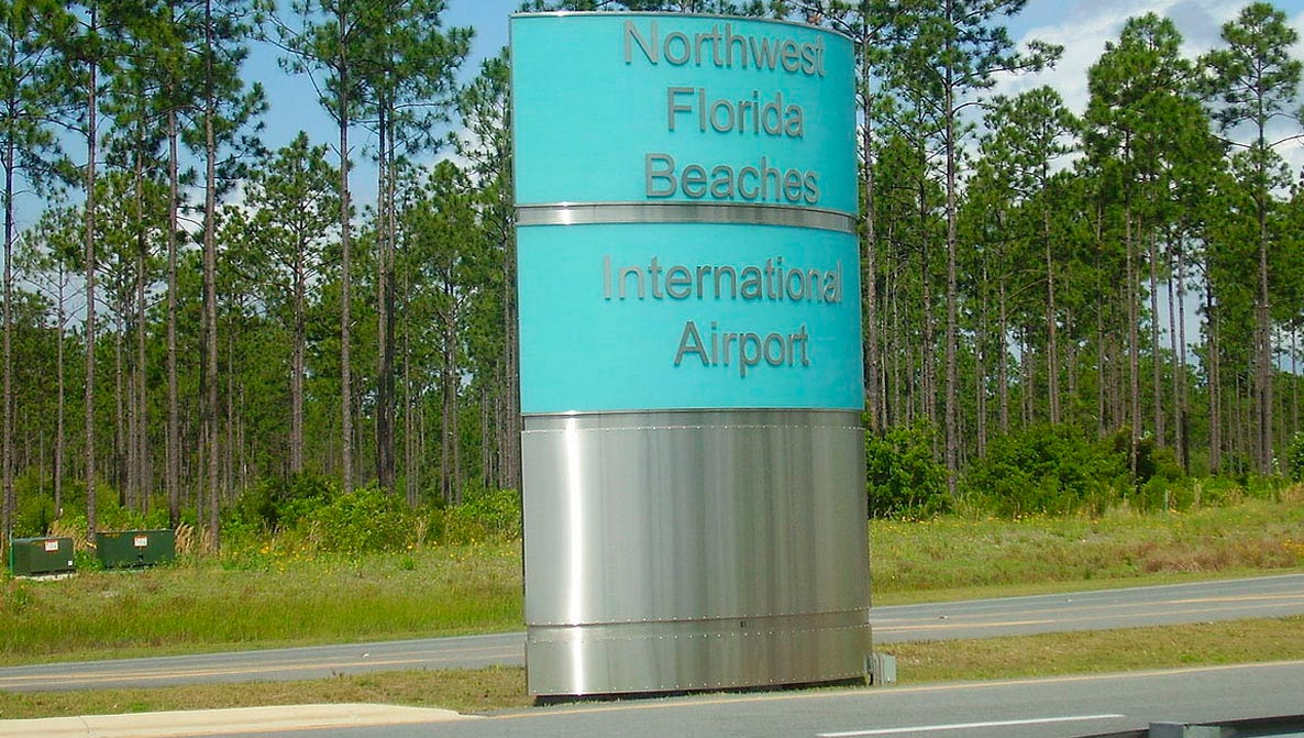 Northwest Florida Beaches International Airport (ECP) Map