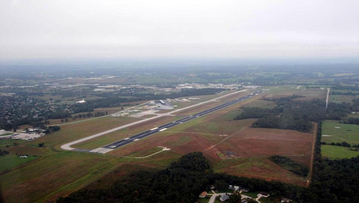 Boone County Airport Arkansas (HRO) Map