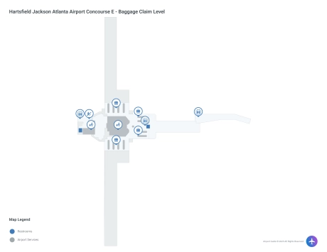 ATL Airport Concourse E Map