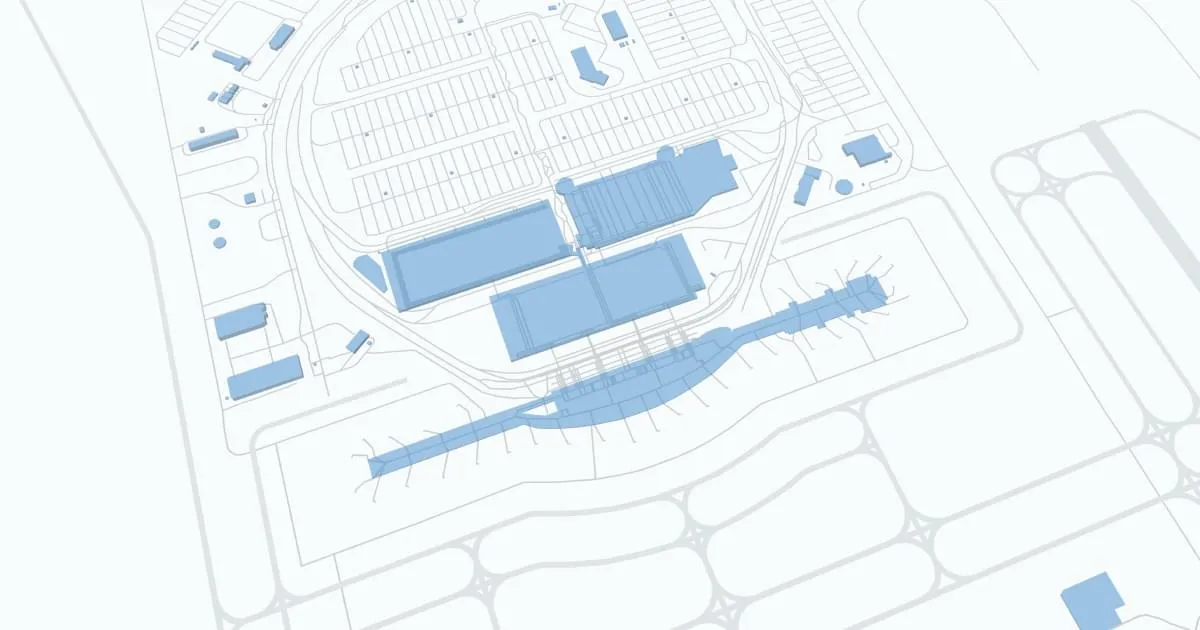 Austin-Bergstrom International Airport (AUS) Map