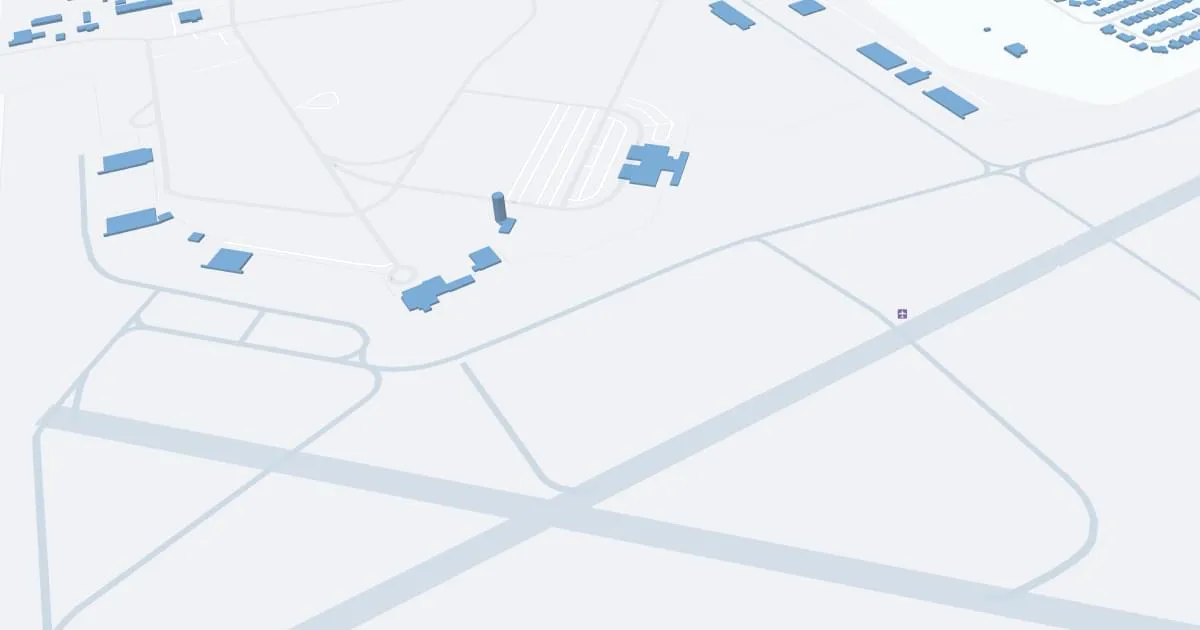 Jack Brooks Regional Airport (BPT) Map