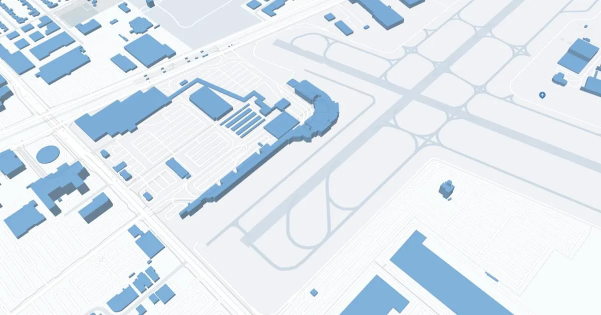 Hollywood Burbank Airport (BUR) Map