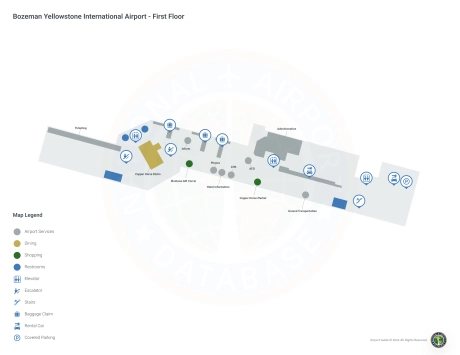 BZN Airport Terminal Map