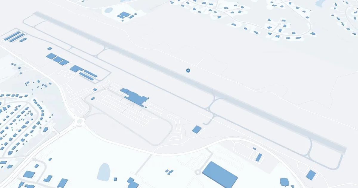 Charlottesville-Albemarle Airport (CHO) Map