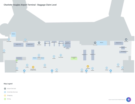 CLT Airport Terminal Map