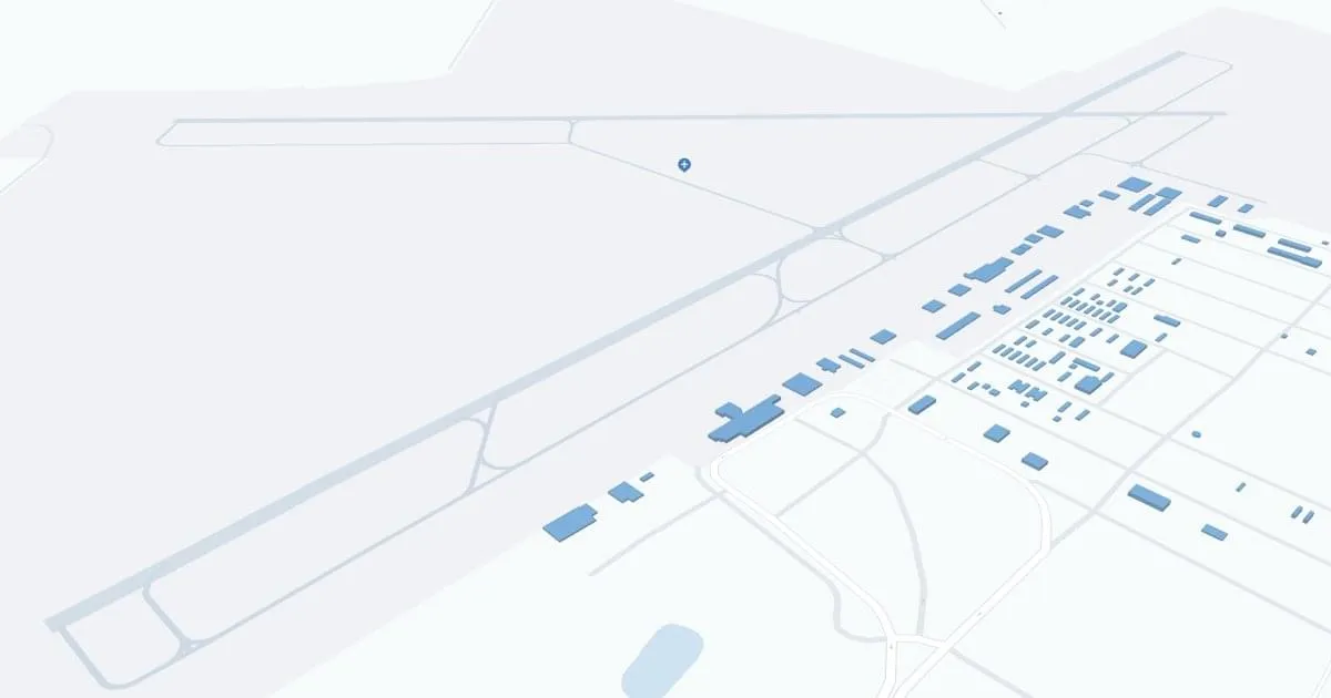 Casper-Natrona County International Airport (CPR) Map