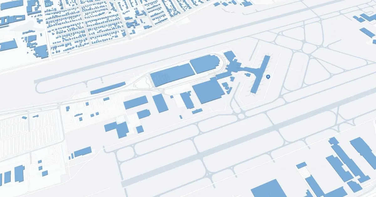 Dallas Love Field (DAL) Map