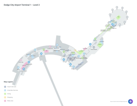 DCA Airport Terminal 1 Map