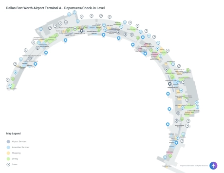 DFW Airport Terminal A Map