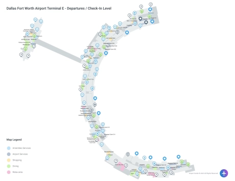DFW Airport Terminal E Map