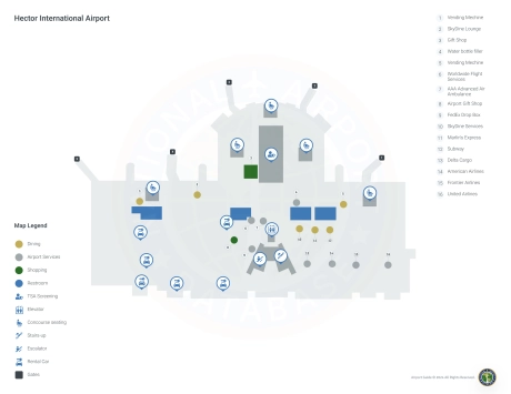 FAR Airport Terminal Map