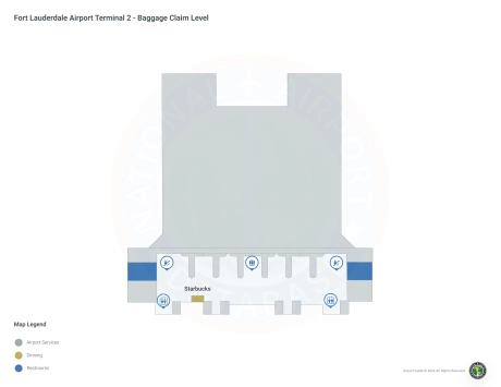 FLL Airport Terminal 2 Map
