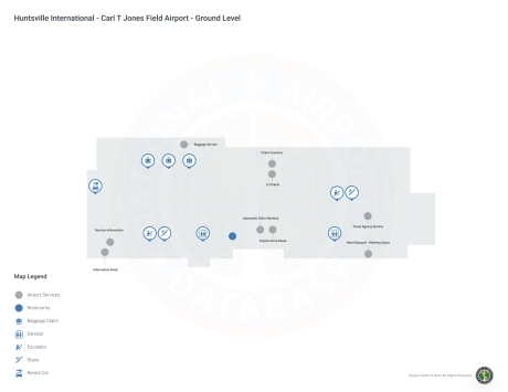 HSV Airport Terminal Map