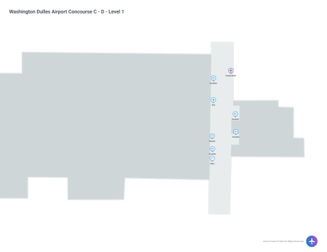 IAD Airport Concourse C Map