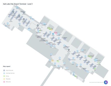 IAD Airport Terminal Map