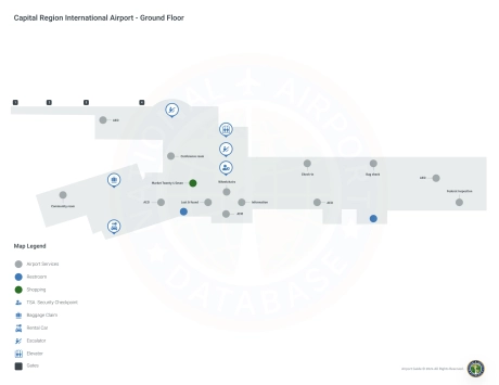 LAN Airport Terminal Map