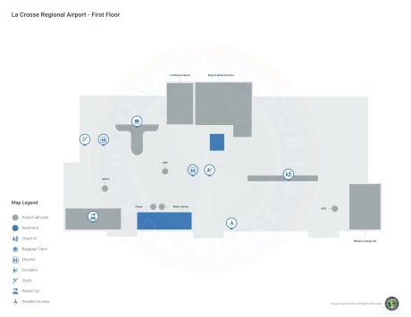 LSE Airport Terminal Map