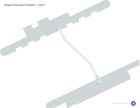 ORD Airport Terminal 1 Map