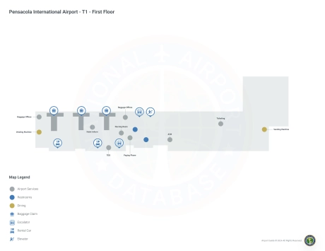 PNS Airport Terminal Map