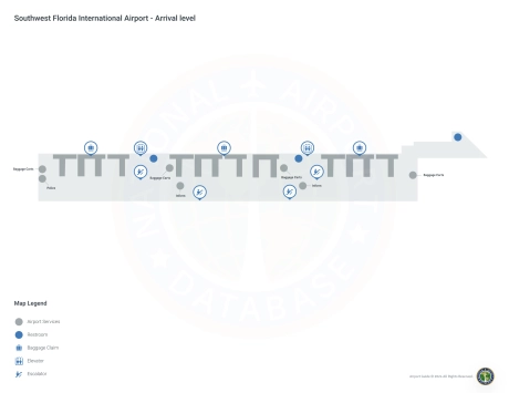 RSW Airport Terminal Map