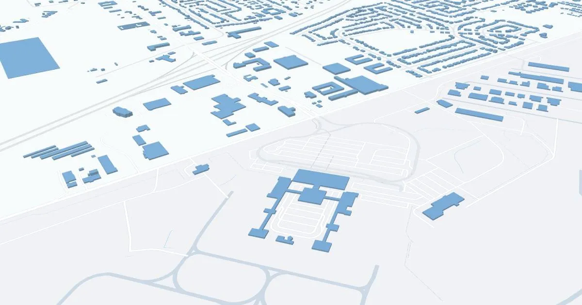 Shreveport Regional Airport (SHV) Map