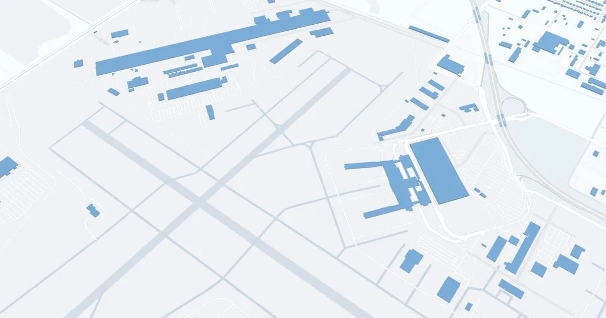 Tulsa International Airport (TUL) Map