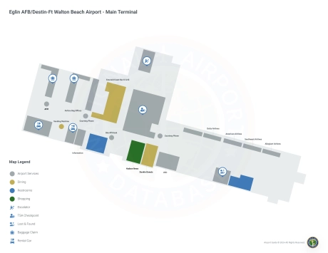 VPS Airport Terminal Map
