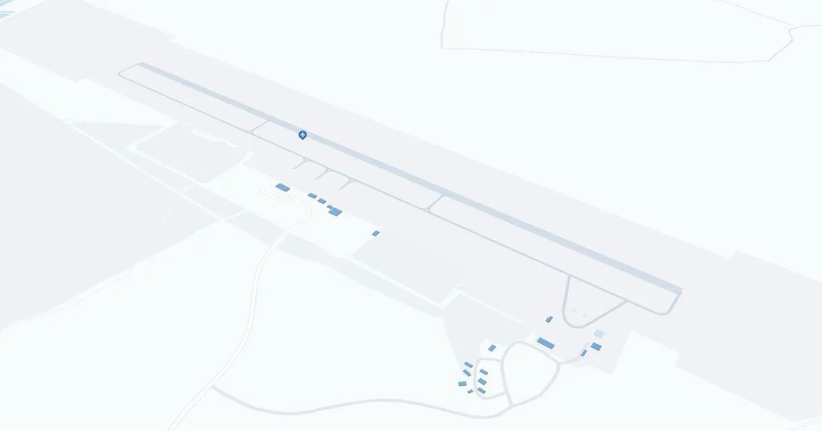 Yellowstone Airport (WYS) Map