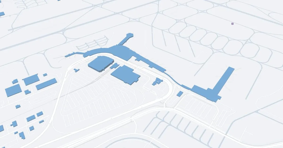 Ted Stevens Anchorage International Airport (ANC) Map