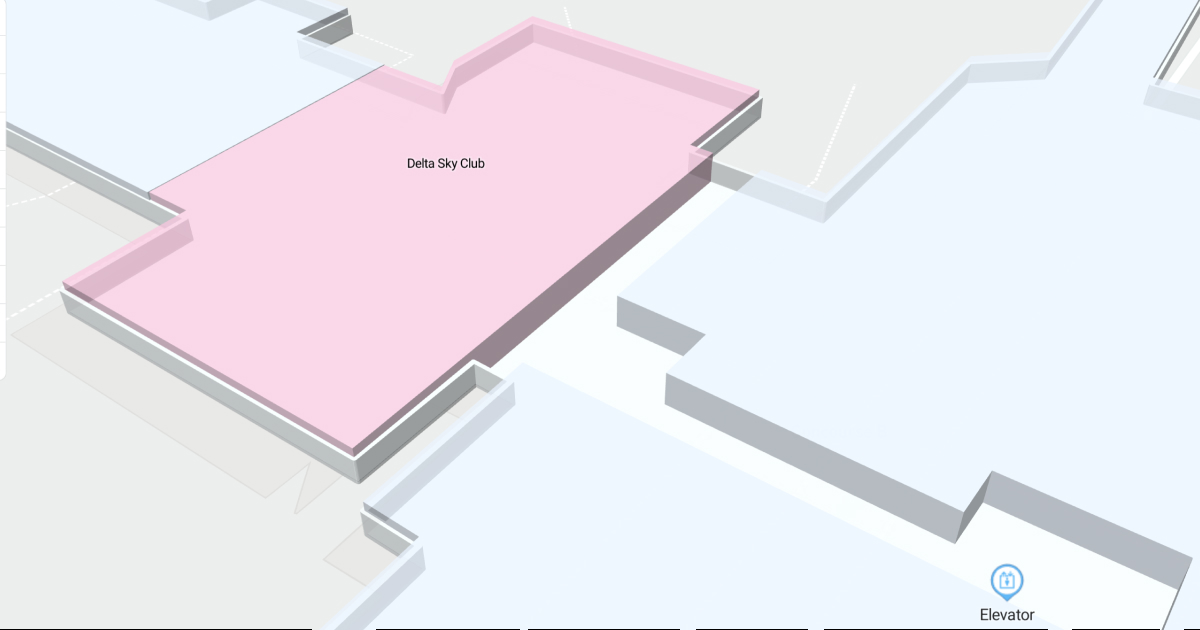ATL Concourse B Mezzanine Level Interactive map