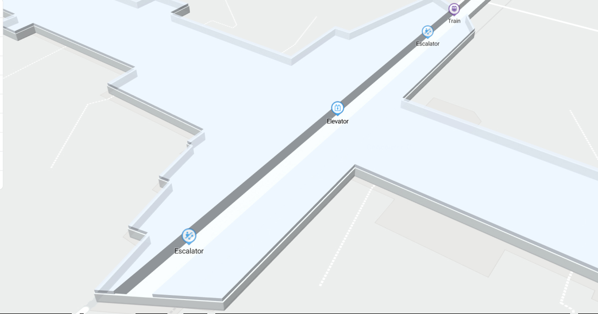 ATL Concourse C Train Level Interactive map