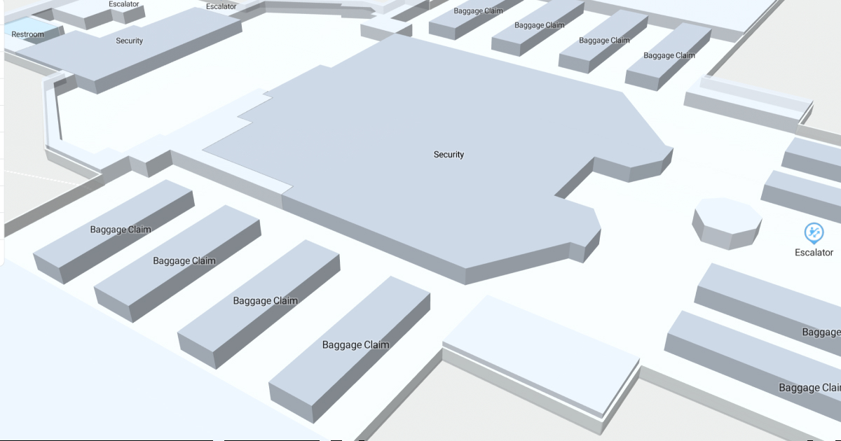 ATL Concourse E Baggage Claim Level Interactive map