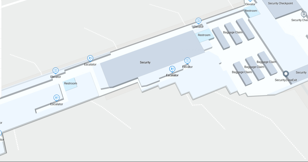 ATL Concourse F Baggage Claim Level Interactive map