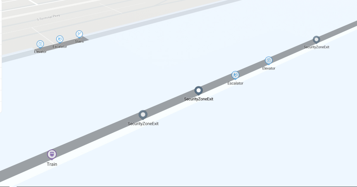 ATL Domestic Terminal Train Level Interactive map