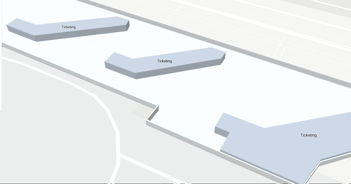 ATL International Terminal Ticketing Level Interactive map