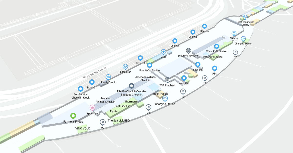 West Concourse 3D Map