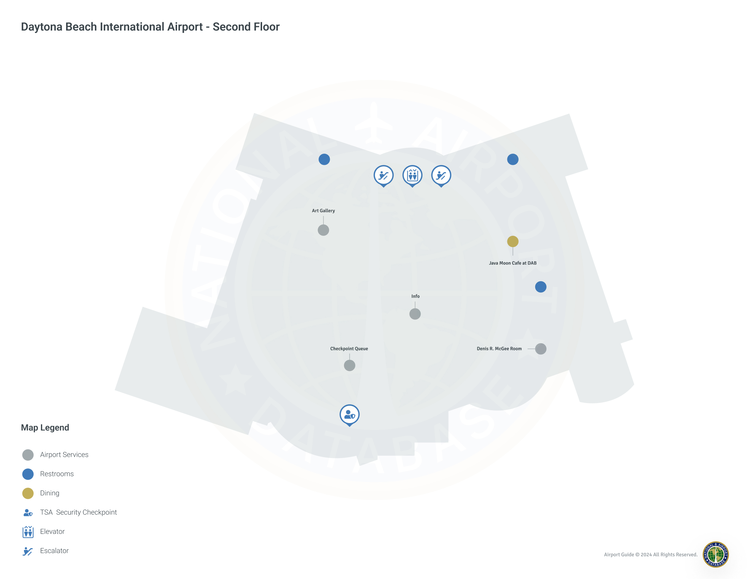 Daytona Beach International Airport (DAB) Interactive Map