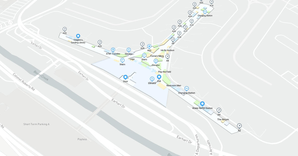 Terminal A 3D Map