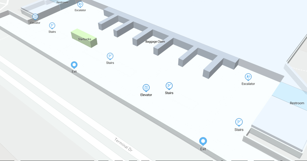 Fort Lauderdale-Hollywood International Airport Terminal 2 Map