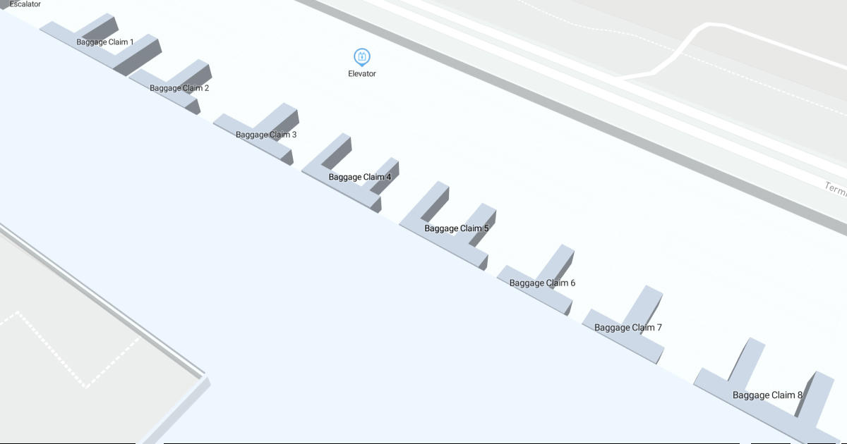 Fort Lauderdale-Hollywood International Airport Terminal 3 Map