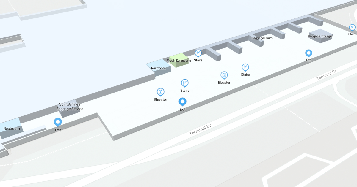 Fort Lauderdale-Hollywood International Airport Terminal 4 Map