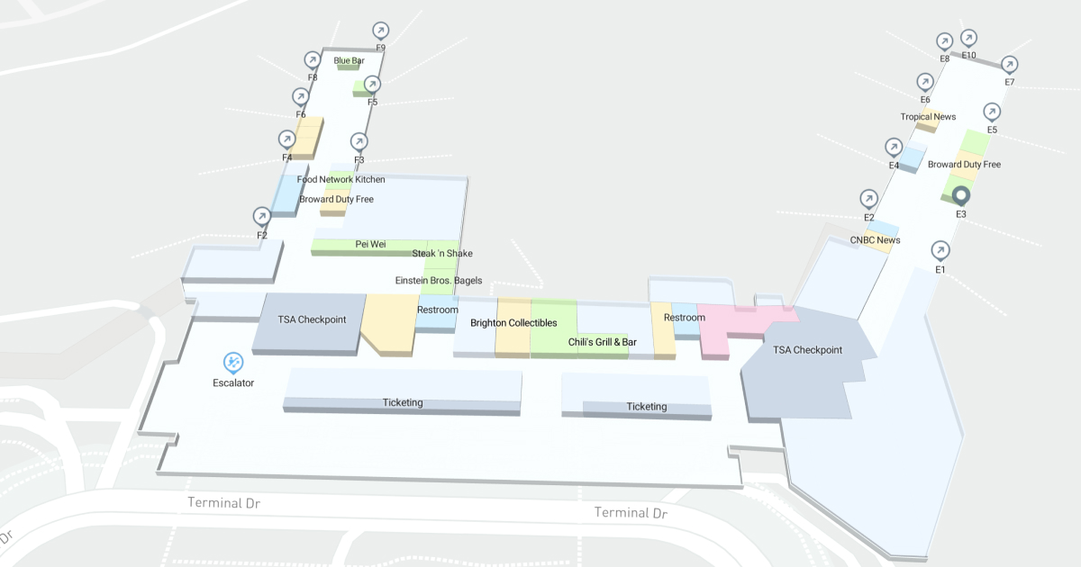 Fort Lauderdale-Hollywood International Airport (FLL) Terminal 3