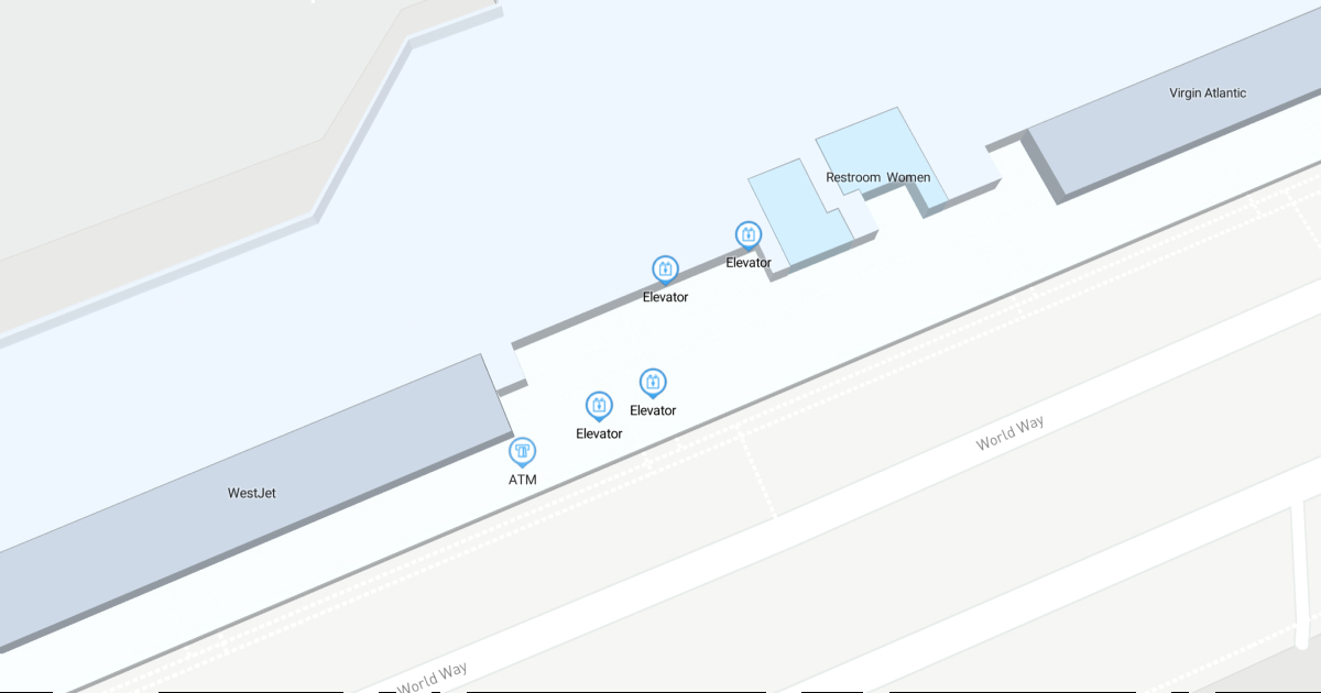 Los Angeles International Airport Terminal 2 Map