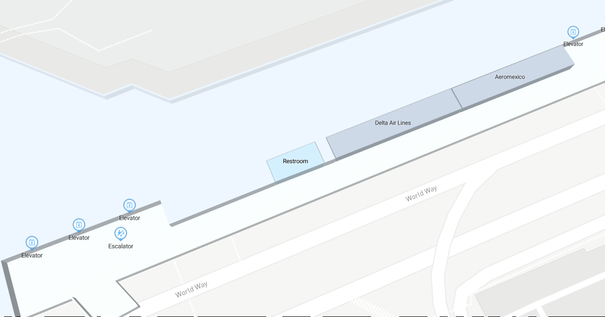 Los Angeles International Airport Terminal 3 Map