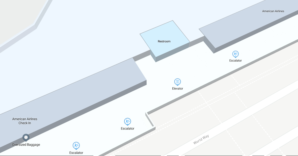 Los Angeles International Airport Terminal 4 Map